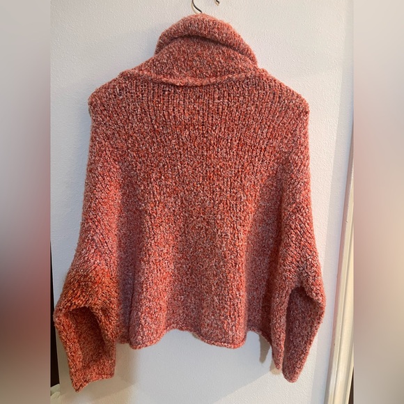 Free People BFF Sweater in Red Lotus Size XS Oversize - Picture 5 of 12